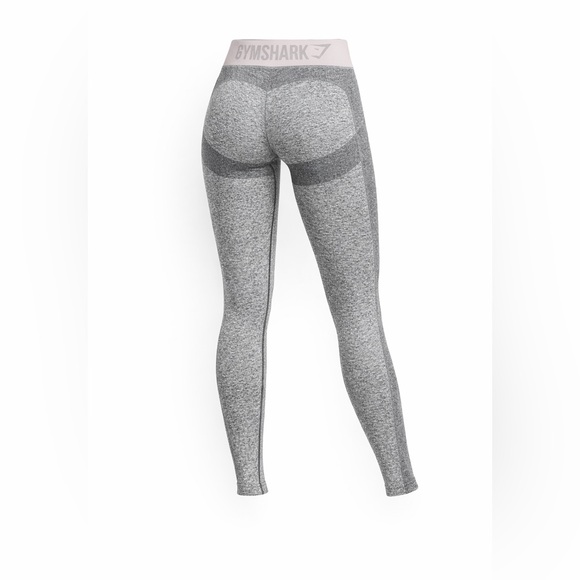 Gymshark Pants - Gymshark Leggings Womens Gray Marl Seamless Flex High Waisted Pants Workout